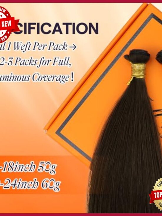 Remy Human Hair Extensions 22 Inch 60 Gram Invisible Weave Weft main image 4